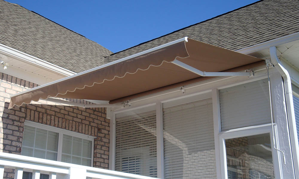Retractable Awning on Home