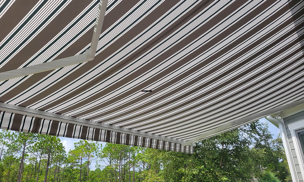 Retractable Awning on Home