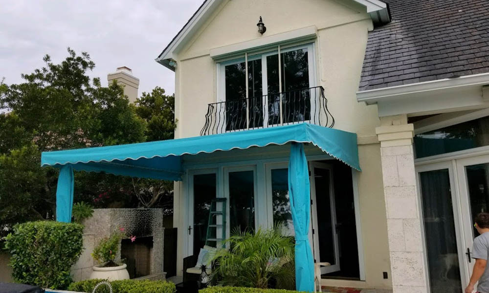 Unique Fabric Awning