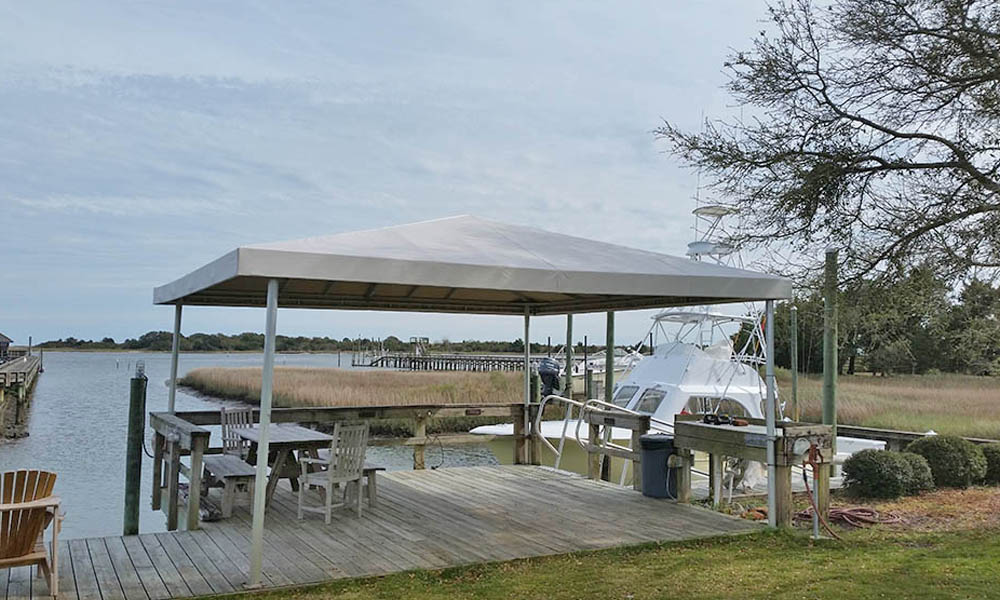 Shade Structure at Dock